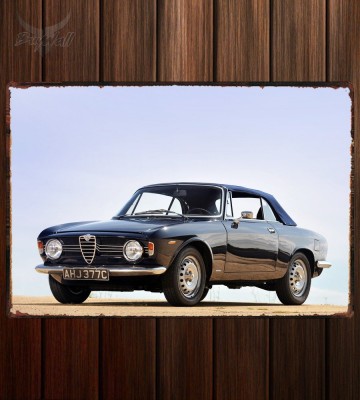 Металлическая табличка Alfa Romeo Giulia Sprint GT Cabriolet